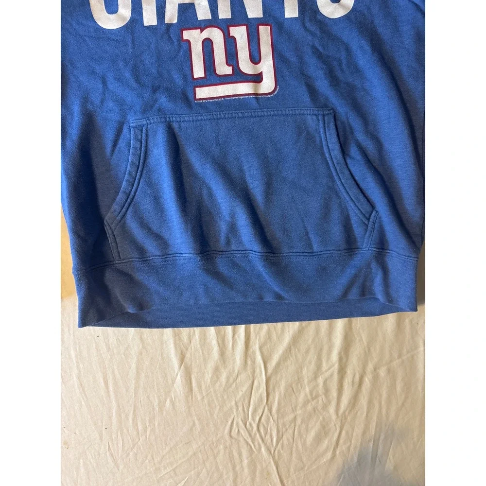 NFL New York Giants Hoodie Mens Large Blue Good Graphic Pullover Sweatshirt - Picture 9 of 13